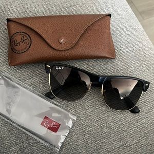 Ray bans polarized clubmaster classic